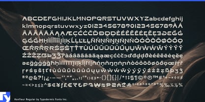 Honfleur Font Poster 7