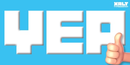 Yep Font Poster 1