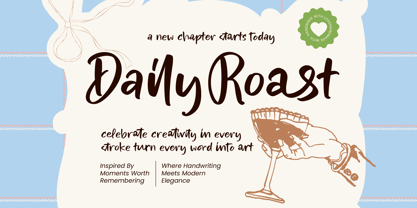 Daily Roast Font Poster 1