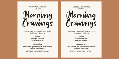 Daily Roast Font Poster 4