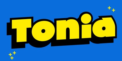 Tonia Font Poster 1