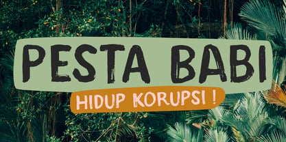Pesta Babi Font Poster 1