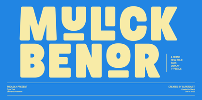 Mulick Benor Font Poster 1