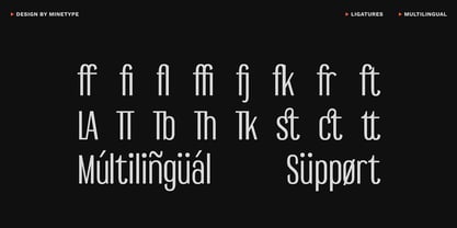 Impactors Futuristic Font Poster 15