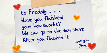 Good Human Handwriting Font Poster 2