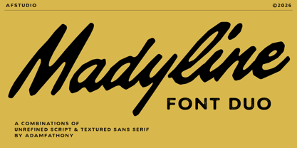 Madyline Font Poster 1