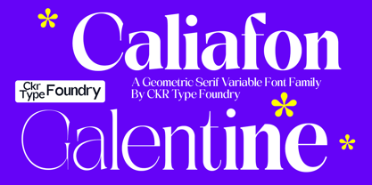 CKR Serif Font Poster 6