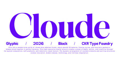 CKR Serif Font Poster 8
