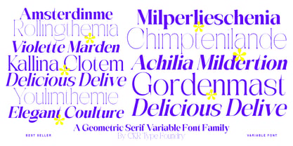 CKR Serif Font Poster 3