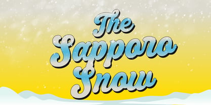 Arctic Splash Font Poster 11