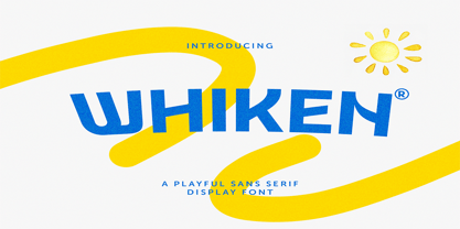 Whiken Font Poster 1