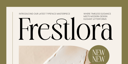 Frestlora Font Poster 1
