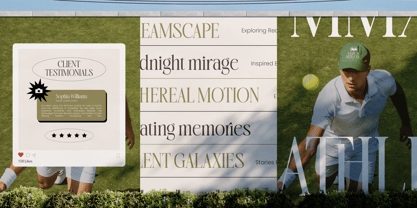 Frestlora Font Poster 2