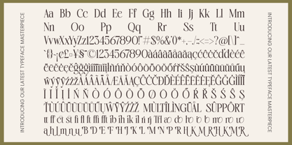 Frestlora Font Poster 10