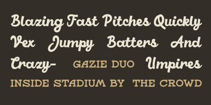 SFC Gazie Font Poster 6