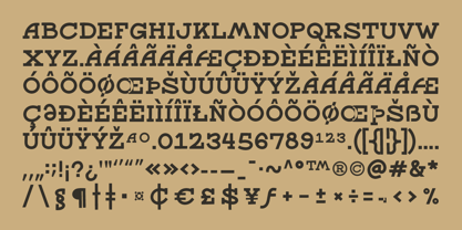 SFC Gazie Font Poster 2