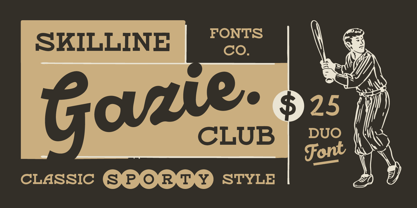 SFC Gazie Font Poster 1