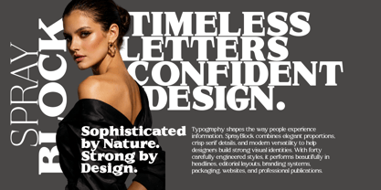 SprayBlock Font Poster 6