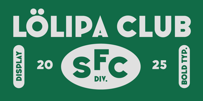 SFC Lolipa Club Font Poster 1