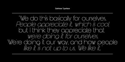Dahlisse Font Poster 6