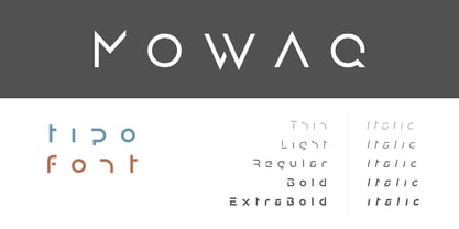 Mowaq Font Poster 3