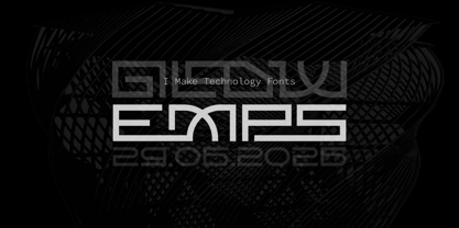 Fuutech Font Poster 4