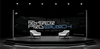 Fuutech Font Poster 8