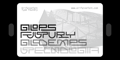 Fuutech Font Poster 7