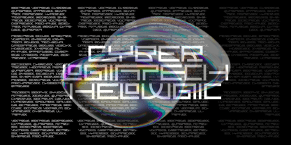 Fuutech Font Poster 9