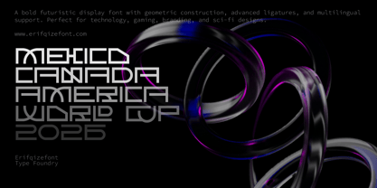 Fuutech Font Poster 10