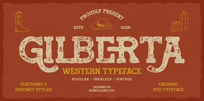 Gilberta Font Poster 1