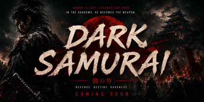 Takashi Japan Font Poster 4