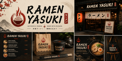 Takashi Japan Font Poster 2