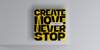 FX Regant Font Poster 12