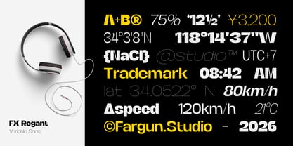 FX Regant Font Poster 3