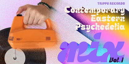 Retro Communia Font Poster 2