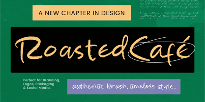 Roasted Cafe Font Poster 1