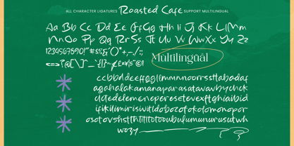Roasted Cafe Font Poster 10