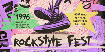 Rocky Gruage Font Poster 2