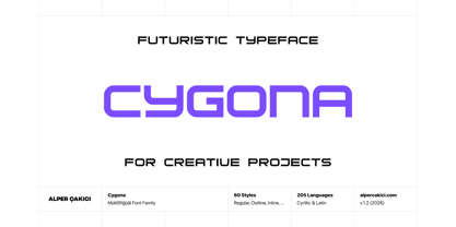 Cygona Font Poster 1