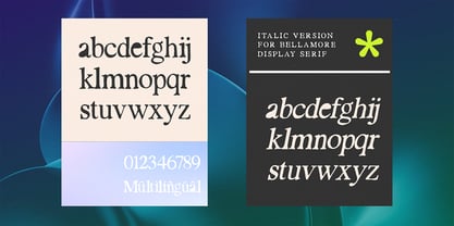 PG Bellamore Font Poster 6