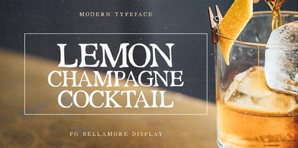 PG Bellamore Font Poster 12