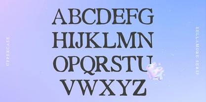 PG Bellamore Font Poster 7