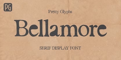 PG Bellamore Font Poster 1