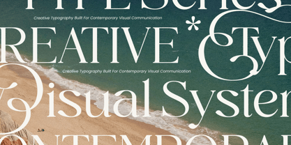 Midnight Cafe Society Font Poster 2