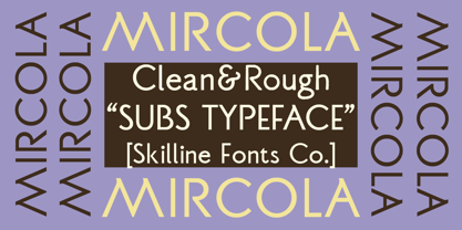 SFC Mircola Font Poster 9