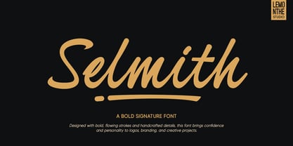 Selmith Font Poster 1