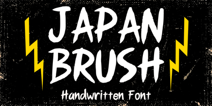 Japan Brush Font Poster 1