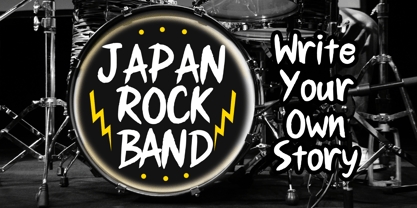 Japan Brush Font Poster 2