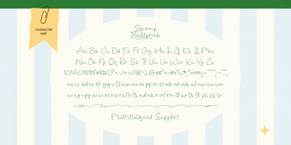 Stromp Ballpoink Font Poster 10
